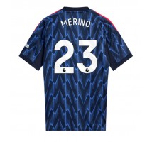 Arsenal Mikel Merino #23 Koszulka Wyjazdowa 2025-26 Krótki Rękaw